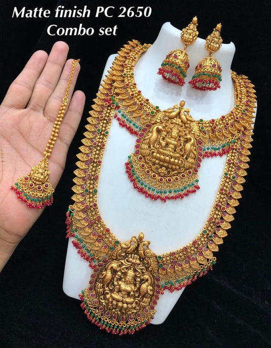 Matt Finished vanki Jewellery Set